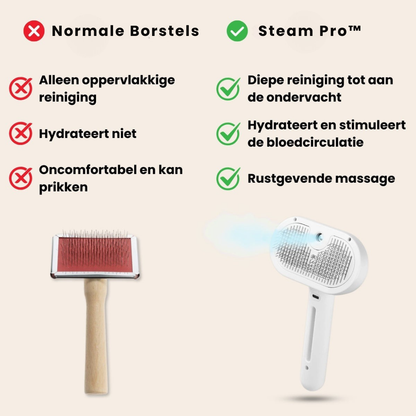 Steam Pro - Professional Coat Care Brush