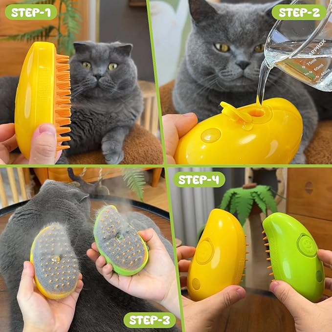 SteamBrush- For Cats & Dogs