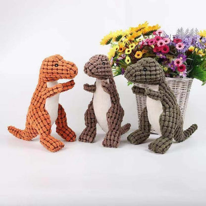 DinoPet - Dinosaur Plush Toy | For Your Favorite Pet - Cute - Hours of Playtime